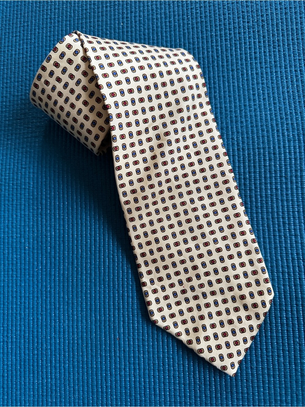 Brooks Brothers Yellow Silk Pattern Neck Tie